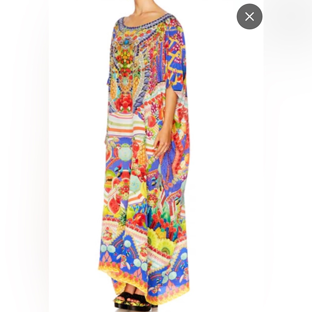 Camilla Round Neck Kaftan - Rio Riot